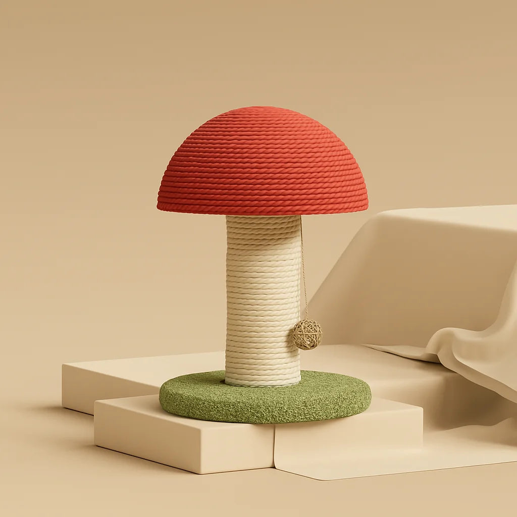 Arbre à chats champignon